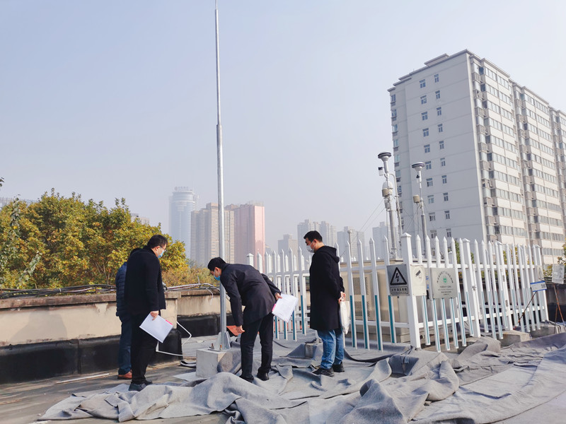 竣工验收|中节能空气监测站防雷工程
